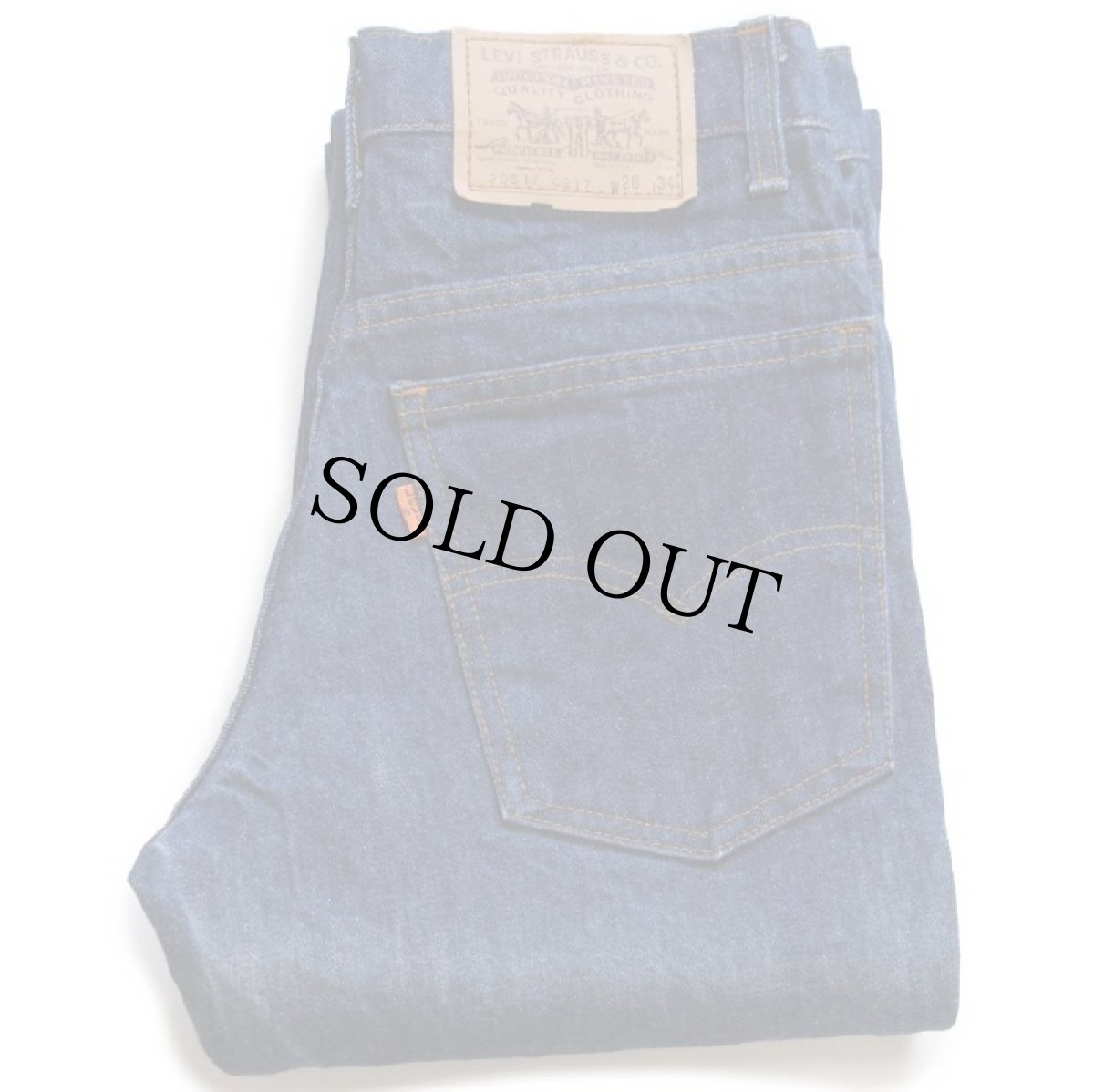 画像1: 80s USA製 Levi'sリーバイス 517 デニムパンツ W28 L34★65 ブーツカット (1)