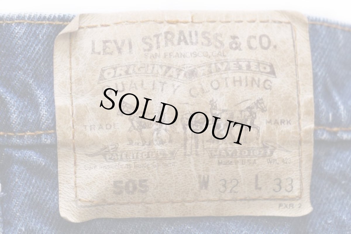 画像6: 90s USA製 Levi'sリーバイス 505 デニムパンツ w32 L33★138 (6)