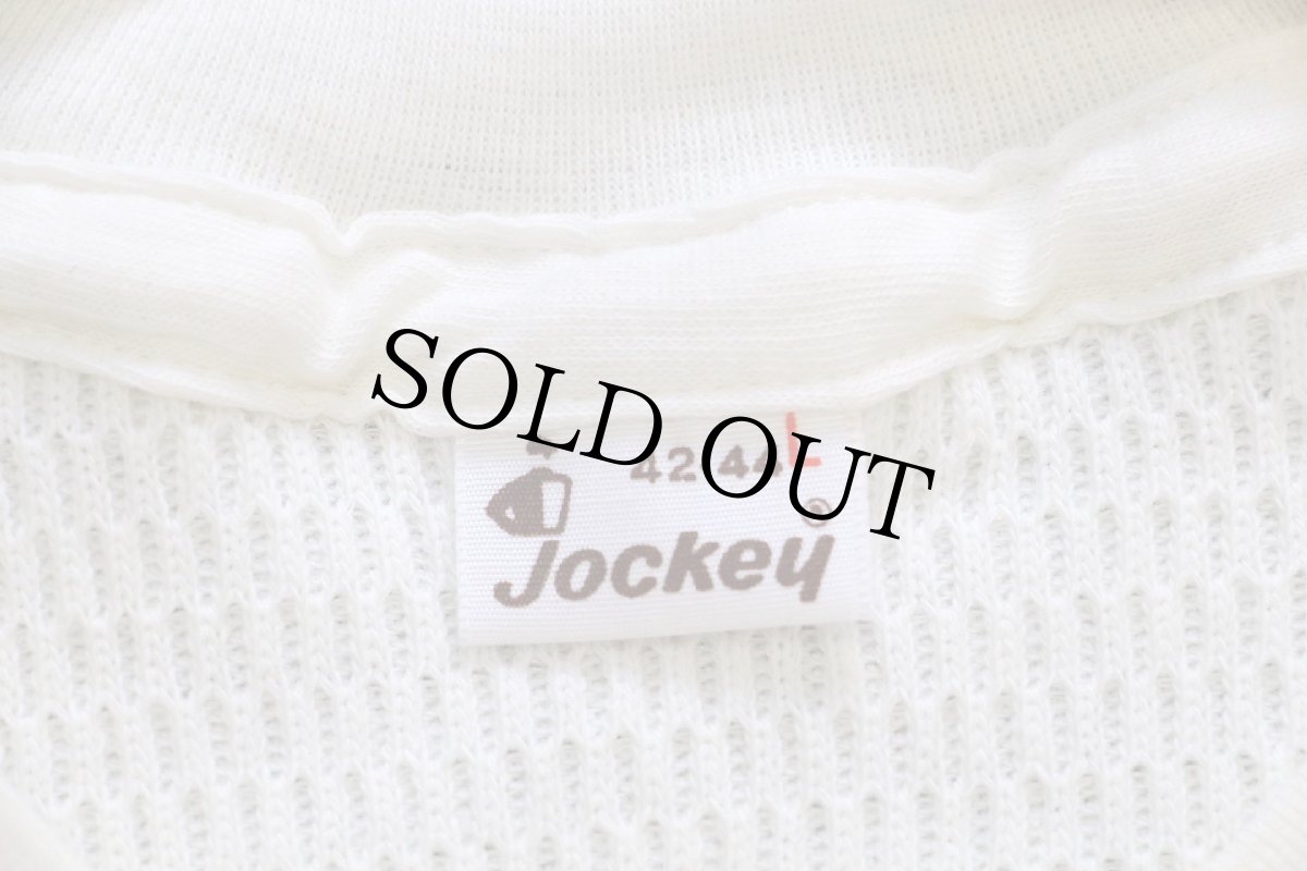 画像5: デッドストック★60s JOCKEY コットン 半袖サーマルシャツ ナチュラル L (5)