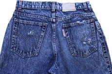 画像5: 80s USA製 Levi'sリーバイス 40760 ワンタック ダメージ ケミカルウォッシュ デニムパンツ w30 L32★アシッド (5)