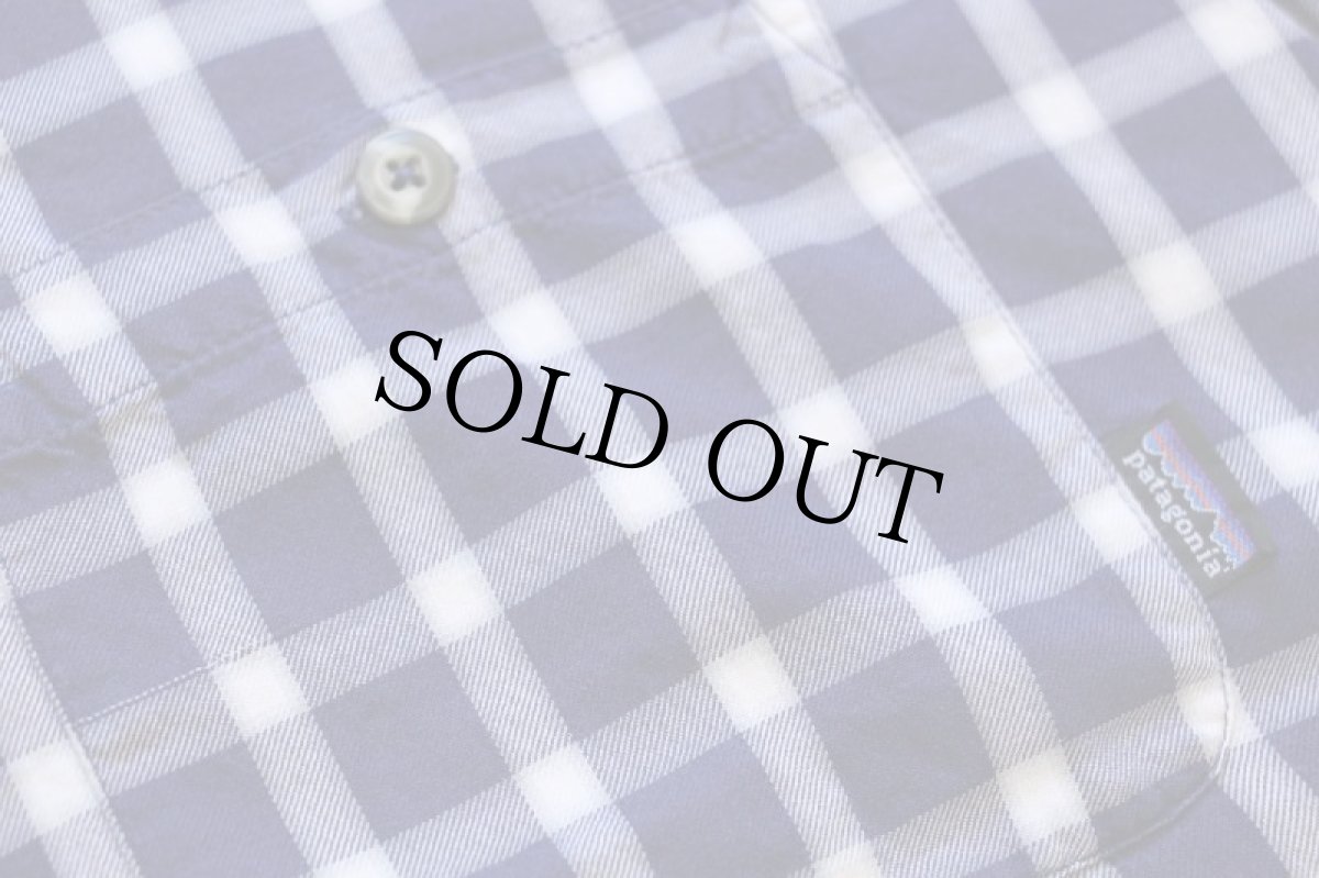 画像5: 90s ポルトガル製 patagoniaパタゴニア チェック オーガニック ピマ コットンシャツ S (5)