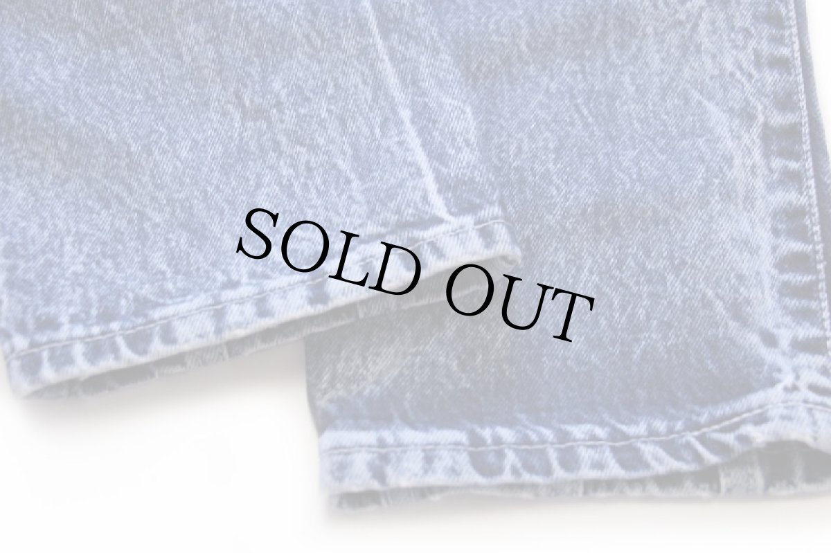 画像10: 80s USA製 Levi'sリーバイス 40760 ワンタック ダメージ ケミカルウォッシュ デニムパンツ w30 L32★アシッド (10)