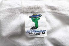 画像5: メキシコ製 HARLEY-DAVIDSON ハーレー ダビッドソン ロゴ イーグル PROGRESO MEXICO コットンパーカー 白 M (5)