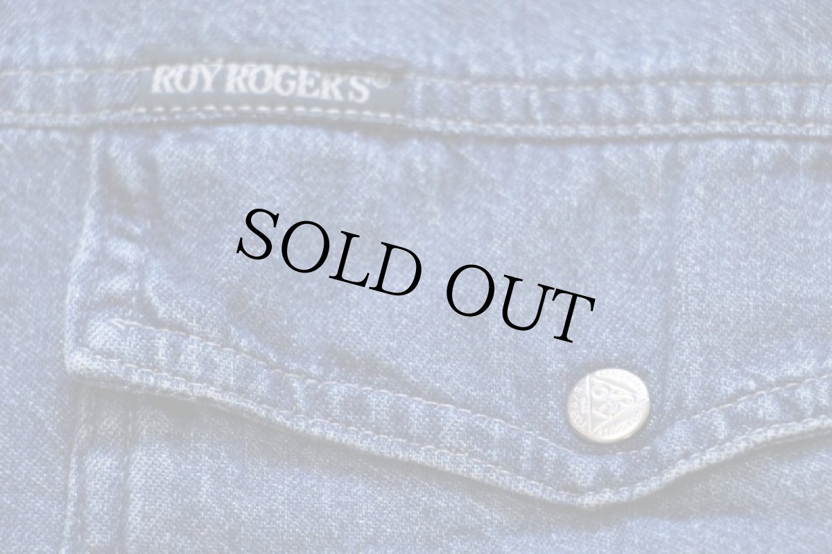 画像5: 90s Roy ROGER'S デニムシャツ★特大 (5)