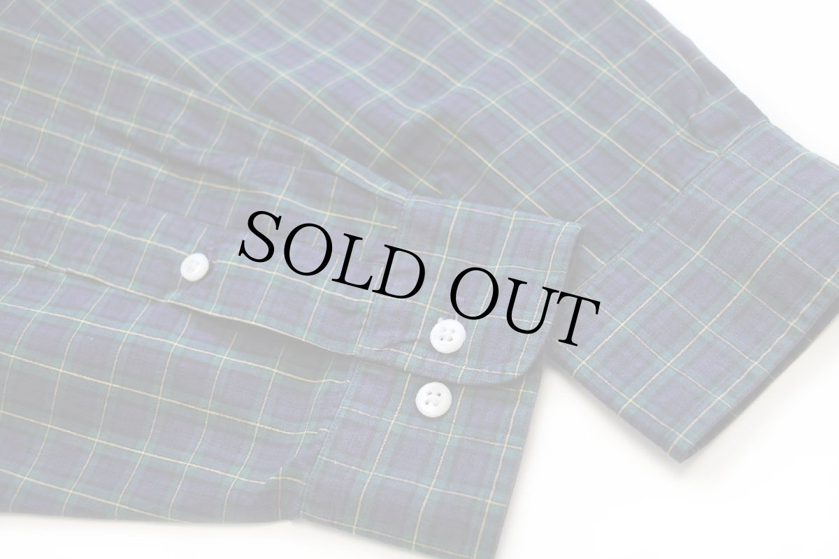 画像6: 90s ラルフローレン YARMOUTH タータンチェック ボタンダウン コットンシャツ 15.5 (6)