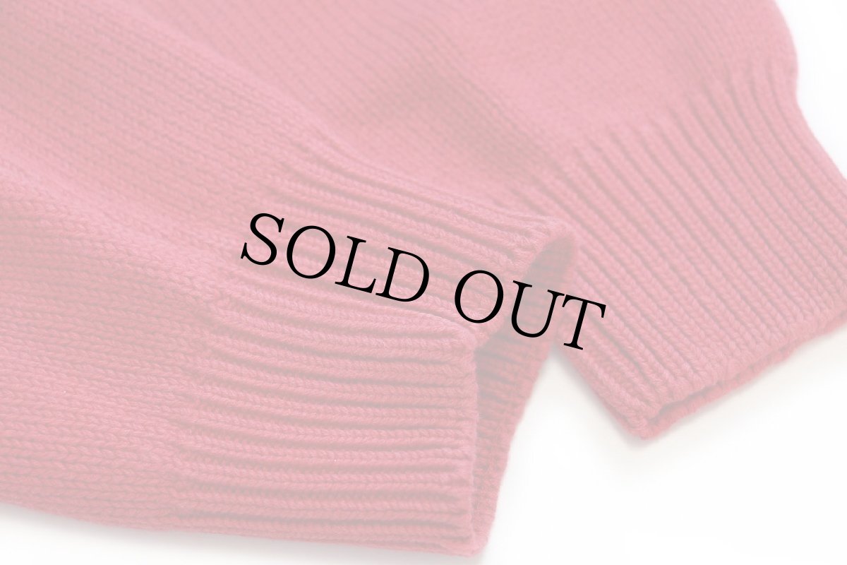 画像6: 80s IZOD LACOSTE ラコステ マルチカラー コットンニット セーター 紺×クリーム×赤 XL (6)