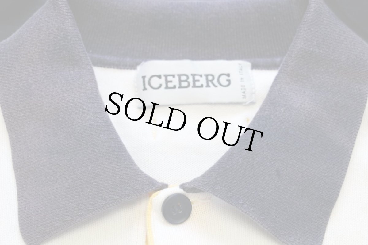 画像6: イタリア製 ICEBERG スヌーピー ウッドストック 刺繍 コットンニット ポロシャツ 白 (6)