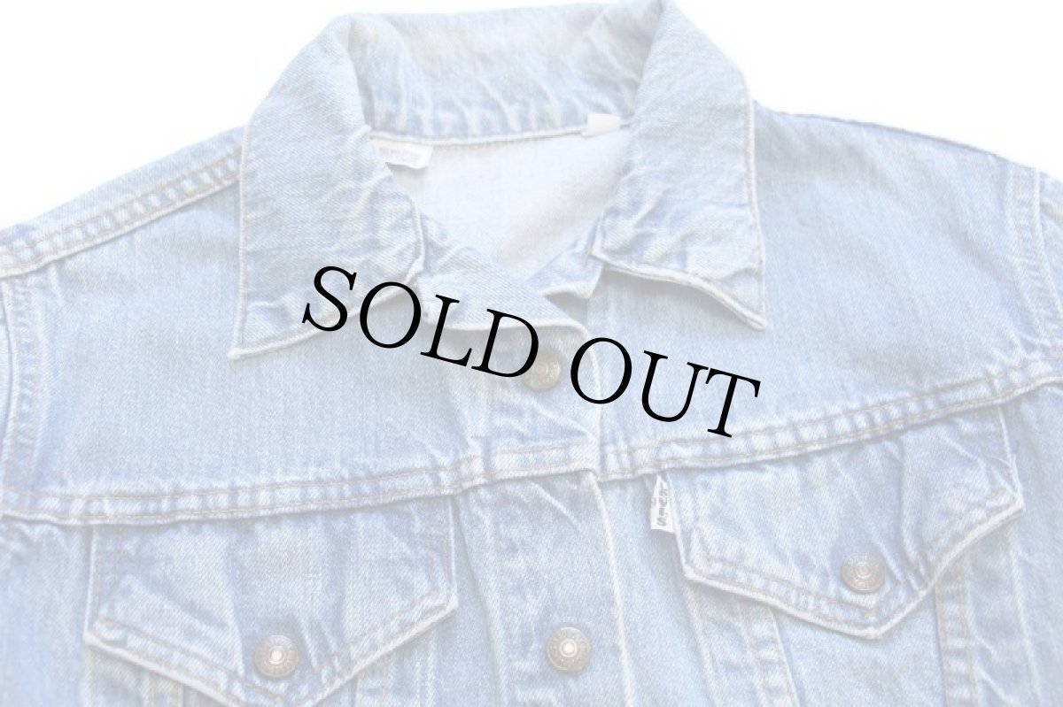 画像3: 70s Levi'sリーバイス ブリーチ デニムジャケット L (3)