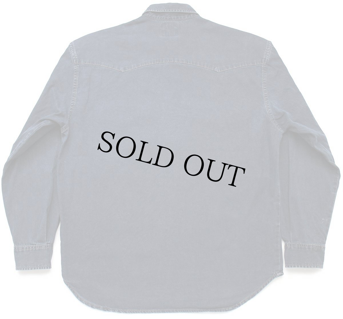 画像2: 90s Levi'sリーバイス ペンキ飛び カラーデニム ウエスタンシャツ 後染め 紺 M★ユーロ (2)