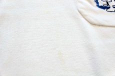 画像8: イタリア製 ICEBERG スヌーピー ウッドストック 刺繍 コットンニット ポロシャツ 白 (8)