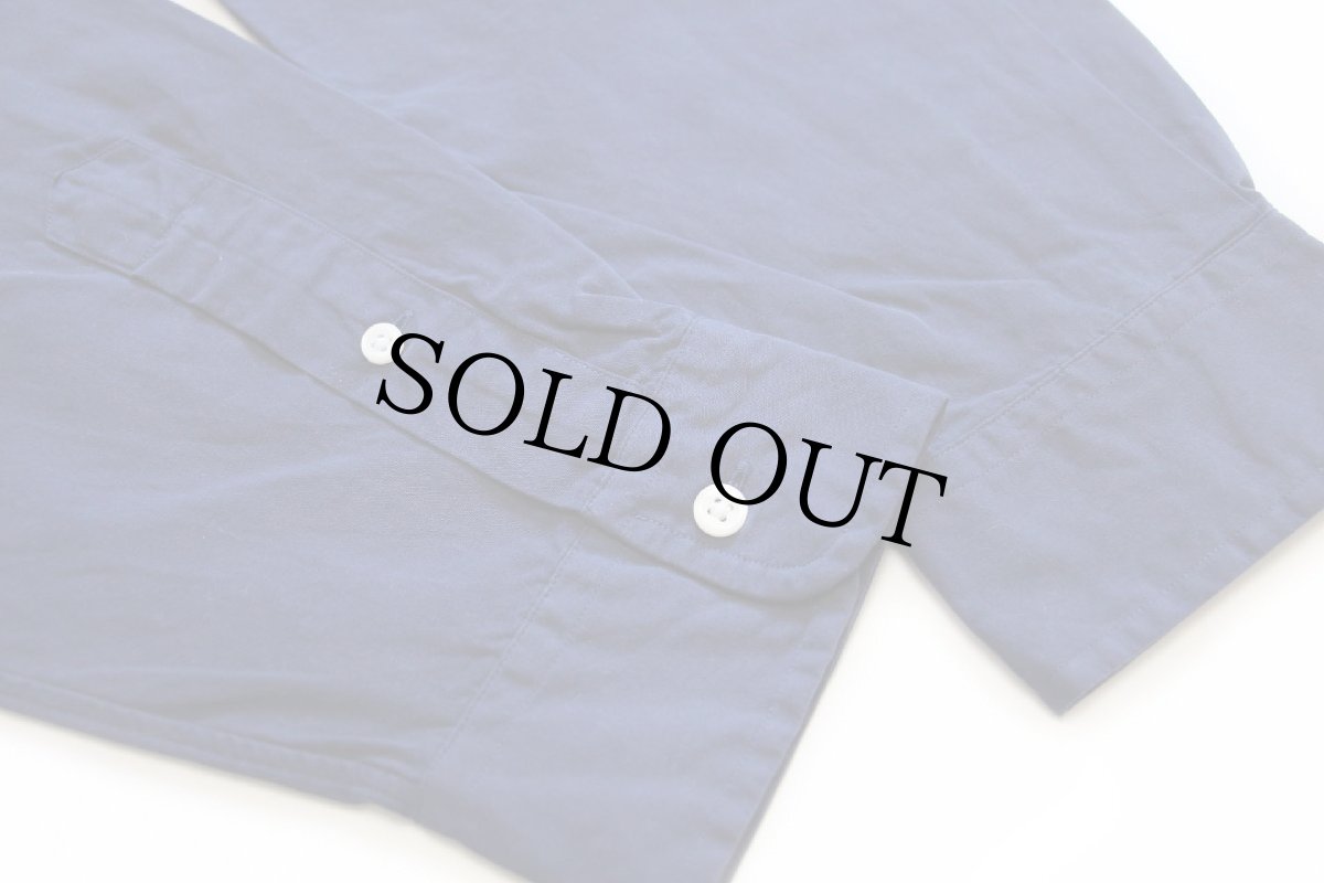 画像6: 00s ラルフローレン ワンポイント ボタンダウン コットンシャツ 紺 XL (6)