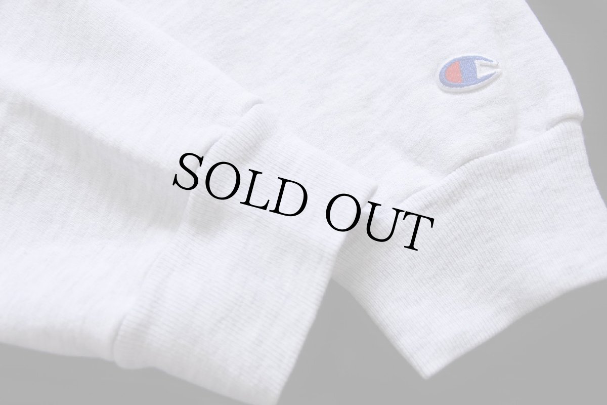 画像6: 90s USA製 Championチャンピオン WAYNE STATE UNIVERSITY 前V スウェット 杢ライトグレー L (6)