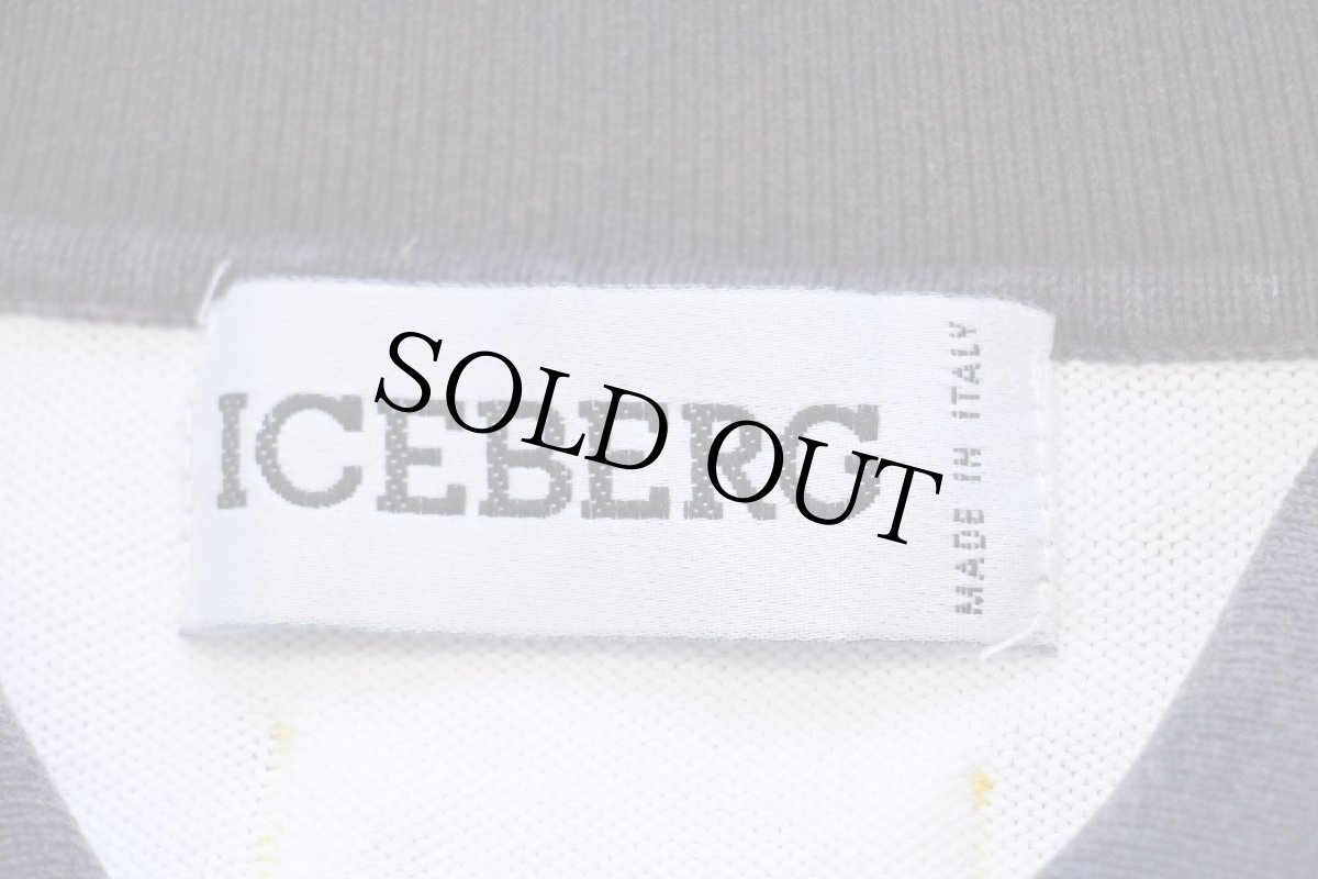 画像5: イタリア製 ICEBERG スヌーピー ウッドストック 刺繍 コットンニット ポロシャツ 白 (5)