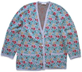 90s jacquard paris knit sweater France製 - メルカリ