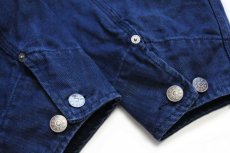 画像6: Ober ORIGINAL JEANS ダック地 カバーオール 紺 M (6)