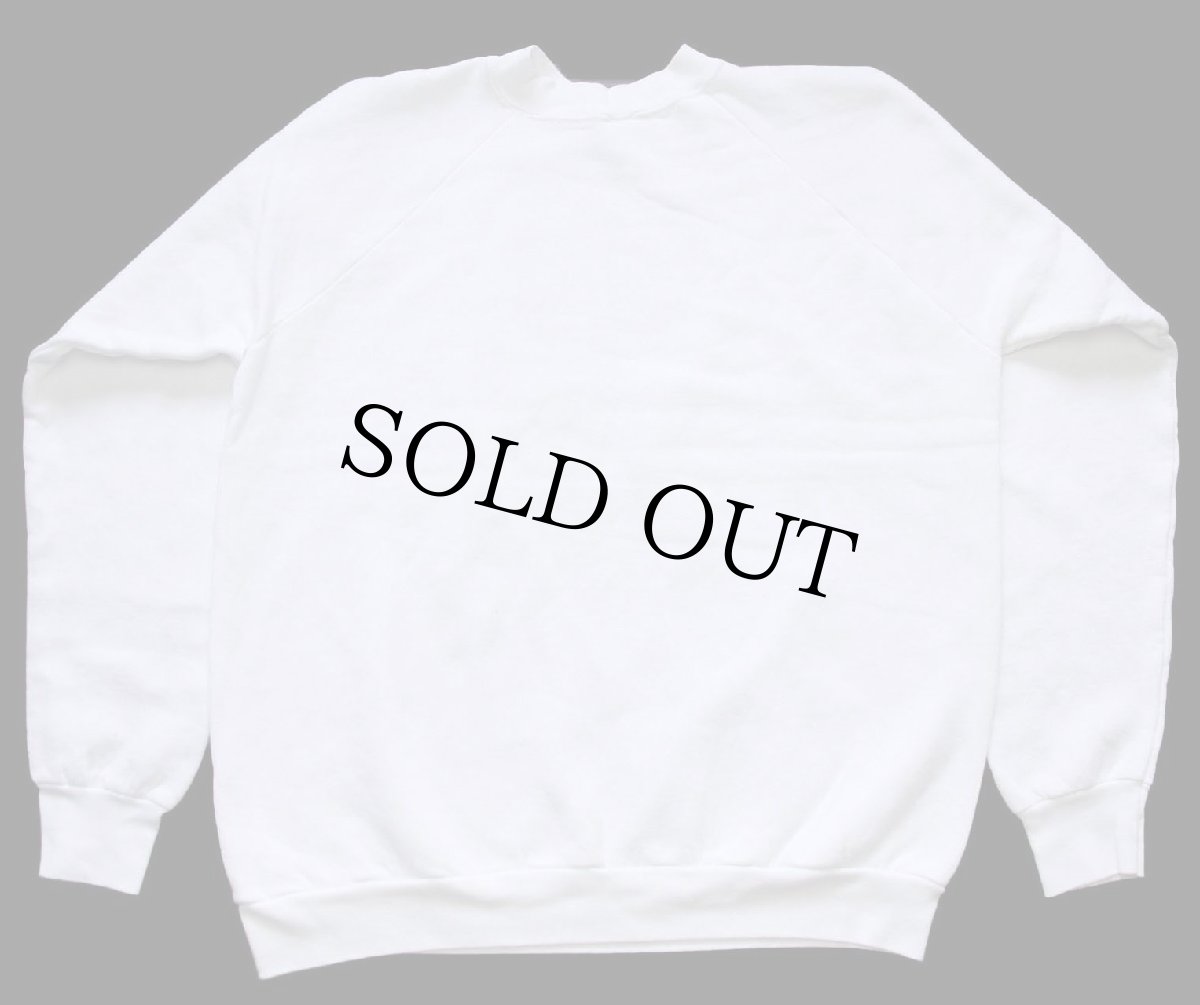 画像2: 80s USA製 Pass it On! 蛍光プリント アート スウェット 白 XXL★特大 (2)