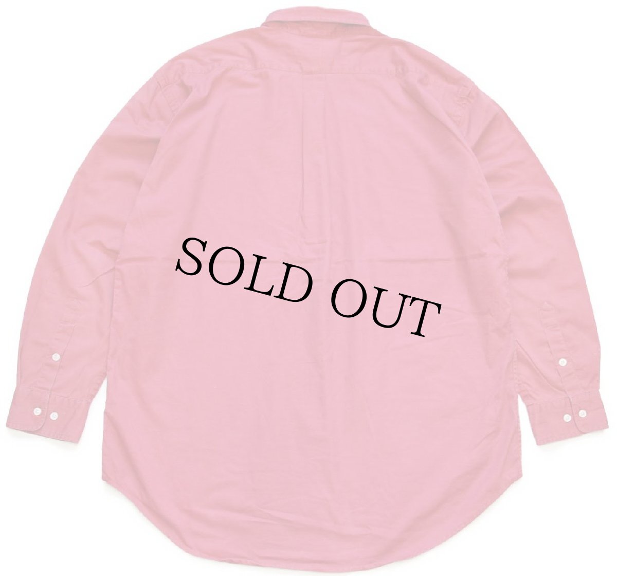 画像2: 90s ラルフローレン BLAKE ワンポイント ボタンダウン コットンシャツ カーマイン XL (2)