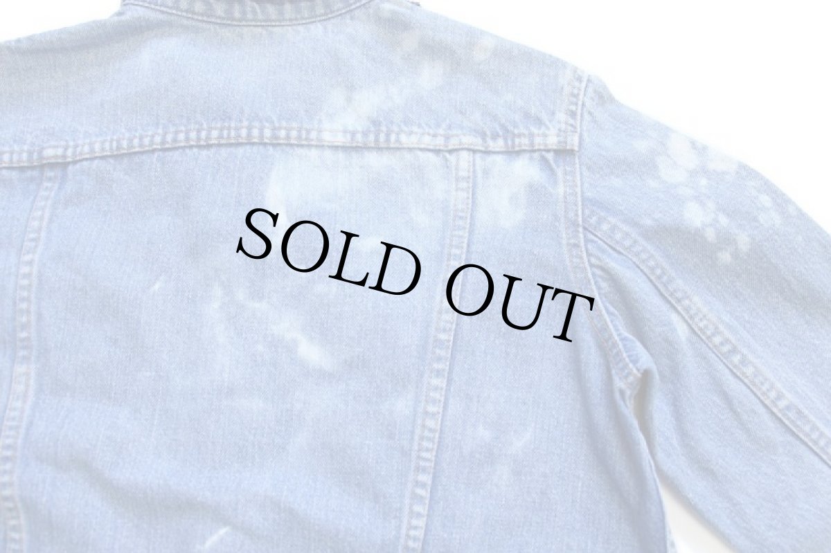 画像8: 70s Levi'sリーバイス ブリーチ デニムジャケット L (8)