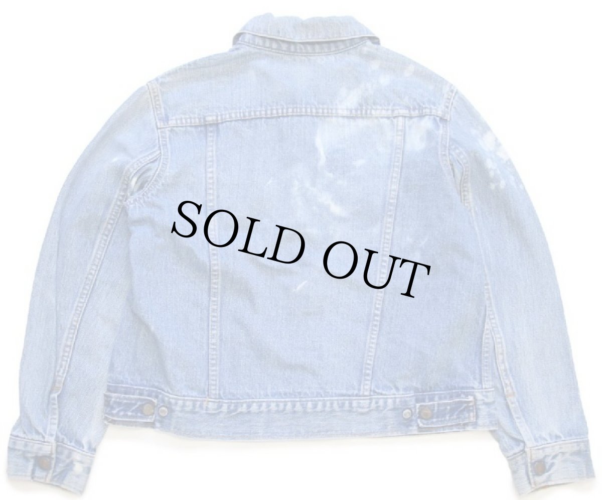 画像2: 70s Levi'sリーバイス ブリーチ デニムジャケット L (2)