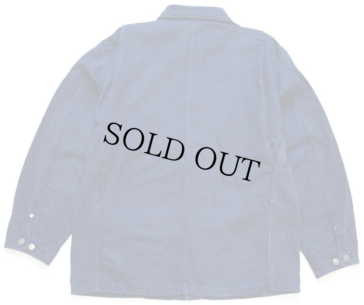 画像2: Ober ORIGINAL JEANS ダック地 カバーオール 紺 M (2)