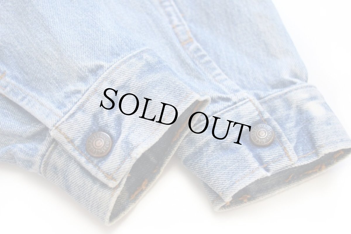 画像7: 70s Levi'sリーバイス ブリーチ デニムジャケット L (7)