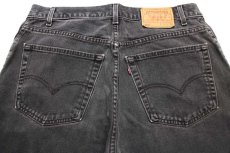 画像5: 90s USA製 Levi'sリーバイス 560 ブラック デニムパンツ フェード w36 L30★SDP2605 (5)