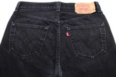 画像5: 00s メキシコ製 Levi'sリーバイス 501 ブラック デニムパンツ w31★SDP2598 (5)