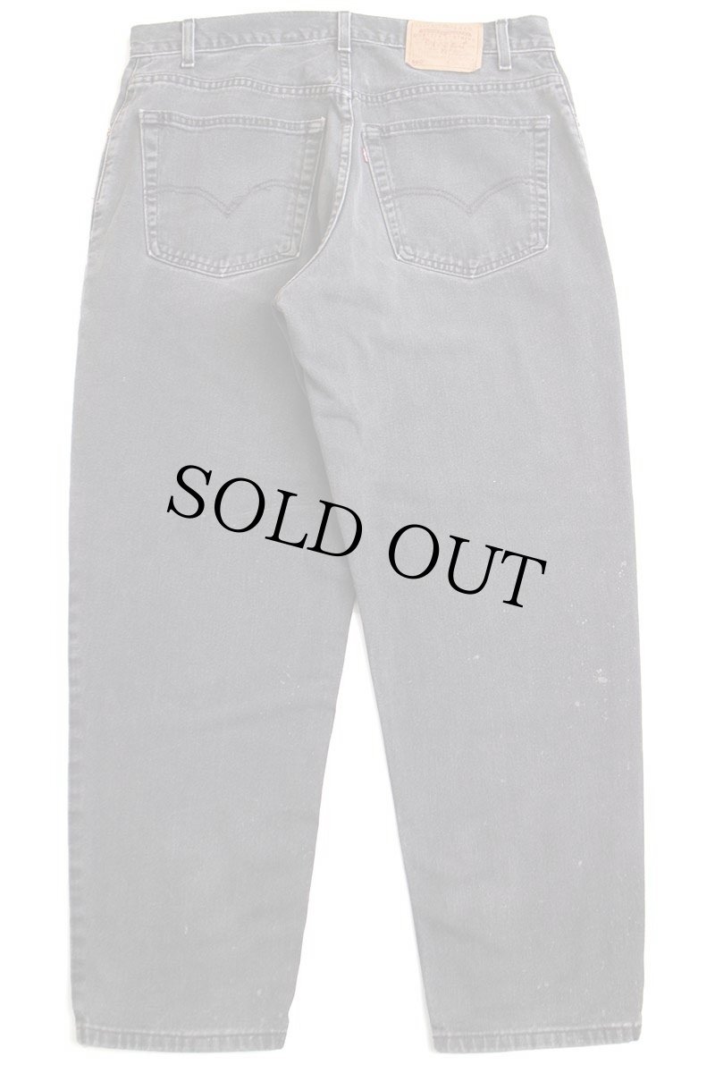 画像3: 90s USA製 Levi'sリーバイス 560 ブラック デニムパンツ フェード w36 L30★SDP2605 (3)