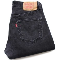 画像1: 00s メキシコ製 Levi'sリーバイス 501 ブラック デニムパンツ w31★SDP2598 (1)