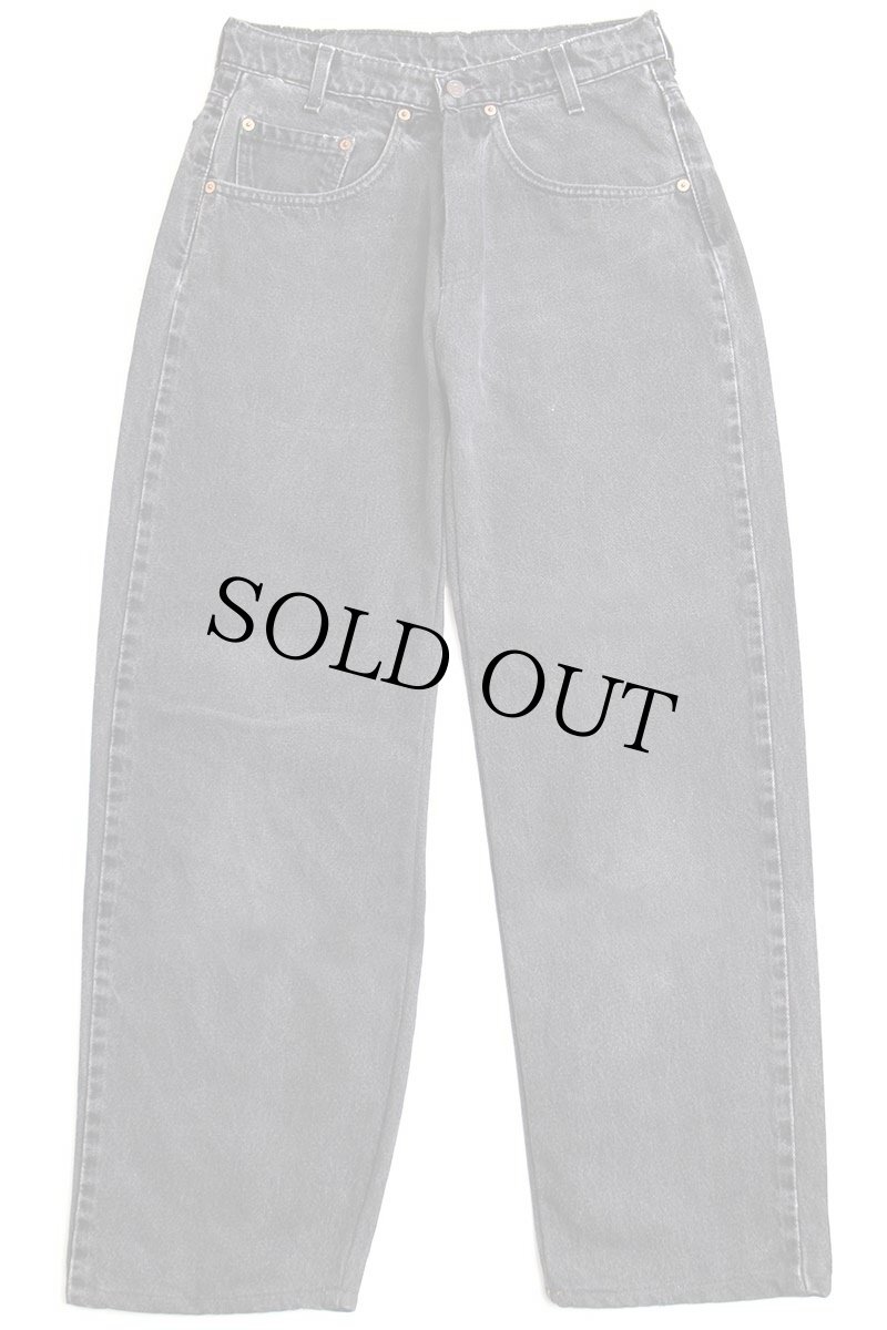 画像2: 90s USA製 Levi'sリーバイス ブラック デニムパンツ カスタム w29★SDP2607 (2)