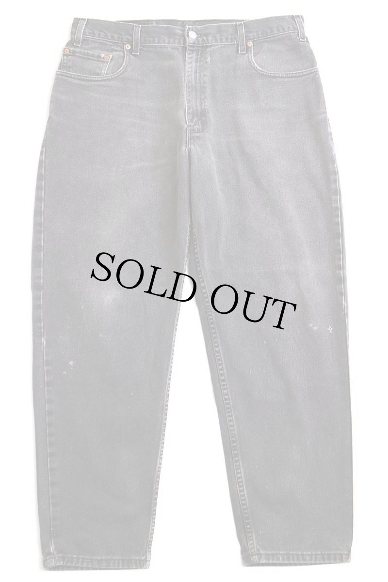 画像2: 90s USA製 Levi'sリーバイス 560 ブラック デニムパンツ フェード w36 L30★SDP2605 (2)