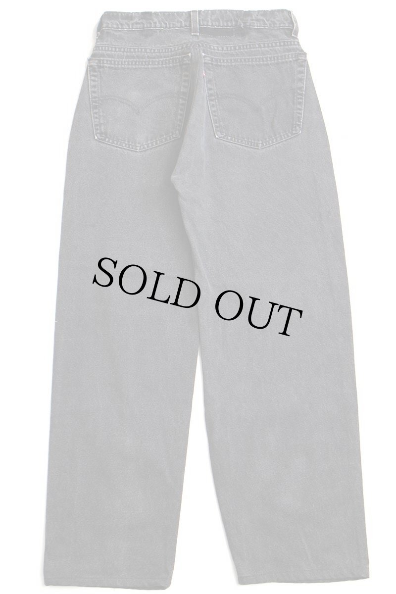 画像3: 90s USA製 Levi'sリーバイス ブラック デニムパンツ カスタム w29★SDP2607 (3)