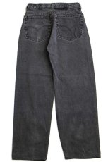 画像3: 90s USA製 Levi'sリーバイス ブラック デニムパンツ カスタム w29★SDP2607 (3)