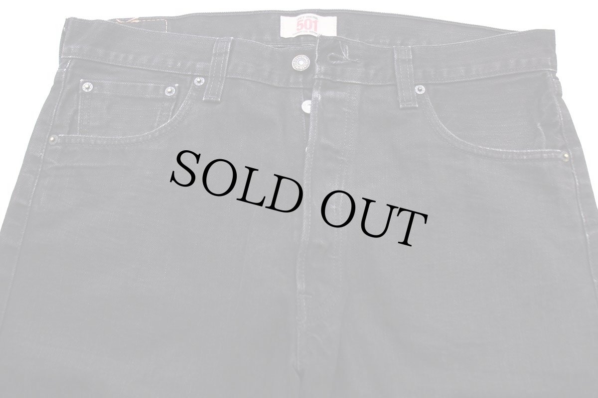 画像4: 00s メキシコ製 Levi'sリーバイス 501 ブラック デニムパンツ w36 L30★SDP2602 (4)