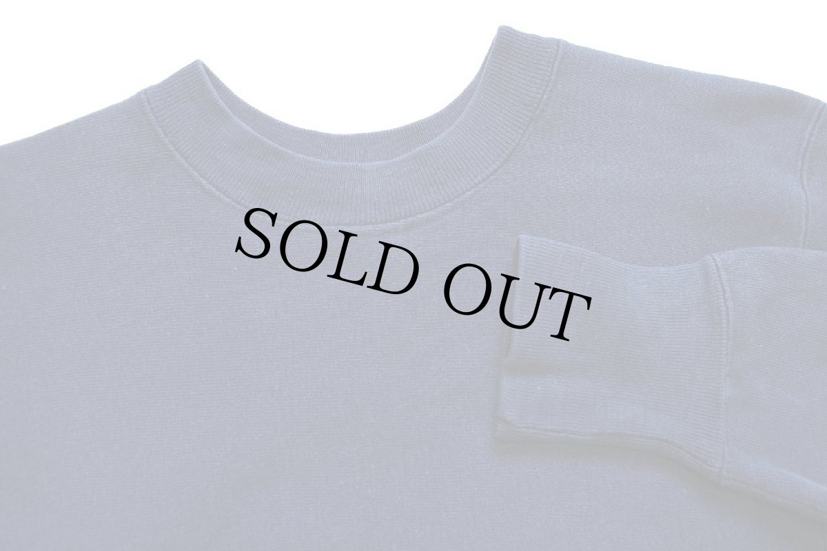 画像3: 70s USA製 Championチャンピオン 単色タグ 無地 目無し リバースウィーブ スウェット 紺 M (3)