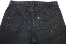 画像5: Levi'sリーバイス 751 ブラック デニムパンツ w36 L32★SDP2606 ユーロ (5)