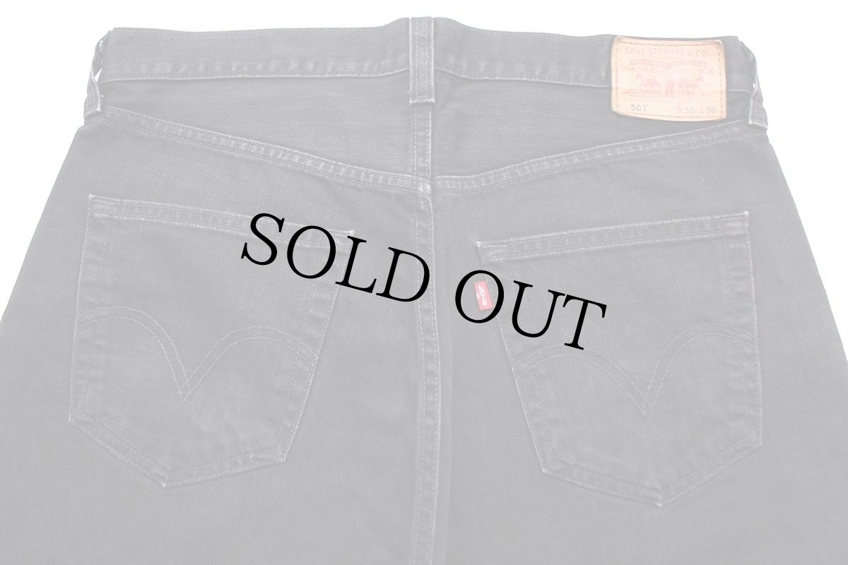 画像5: 00s メキシコ製 Levi'sリーバイス 501 ブラック デニムパンツ w36 L30★SDP2602 (5)