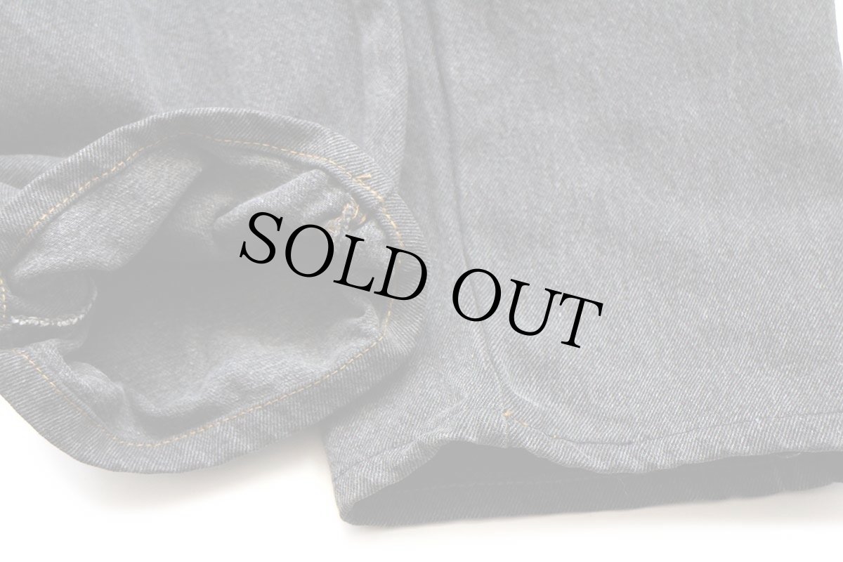 画像8: 90s USA製 Levi'sリーバイス ブラック デニムパンツ カスタム w29★SDP2607 (8)