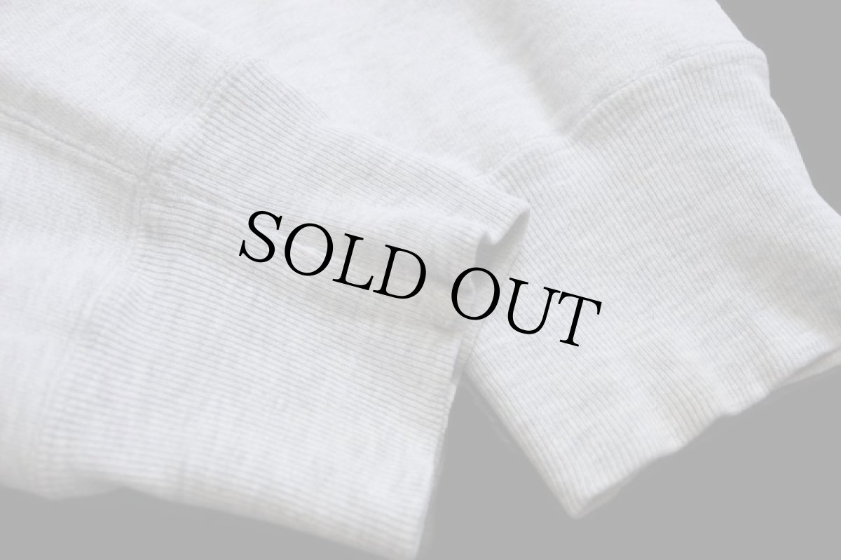 画像5: 80s USA製 Championチャンピオン 無地 目無し リバースウィーブ スウェットパーカー 杢グレー S★フーディー (5)