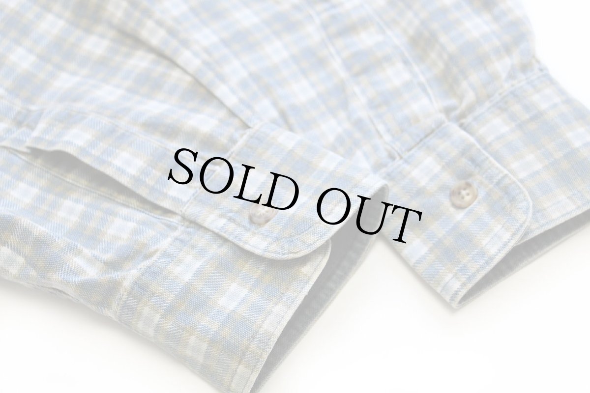 画像6: 90s カナダ製 L.L.Bean チェック コットンシャツ L-R (6)