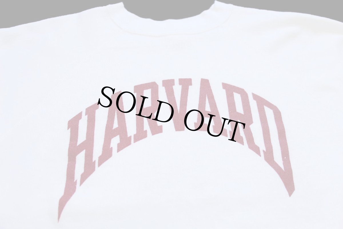 画像3: 80s USA製 Tultex HARVARD スウェット 白 L (3)