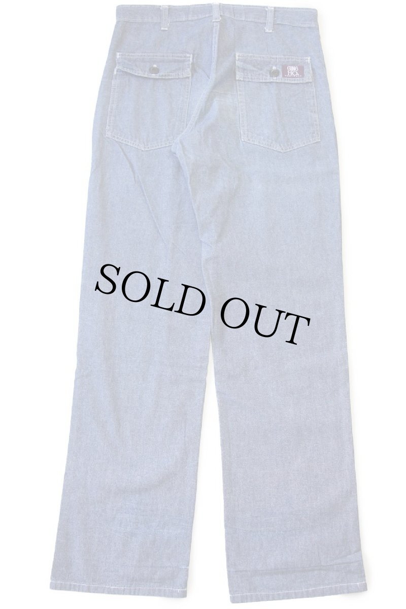 画像3: USA製 GUNG HOガンホー ダンガリー ベイカーパンツ w32 (3)