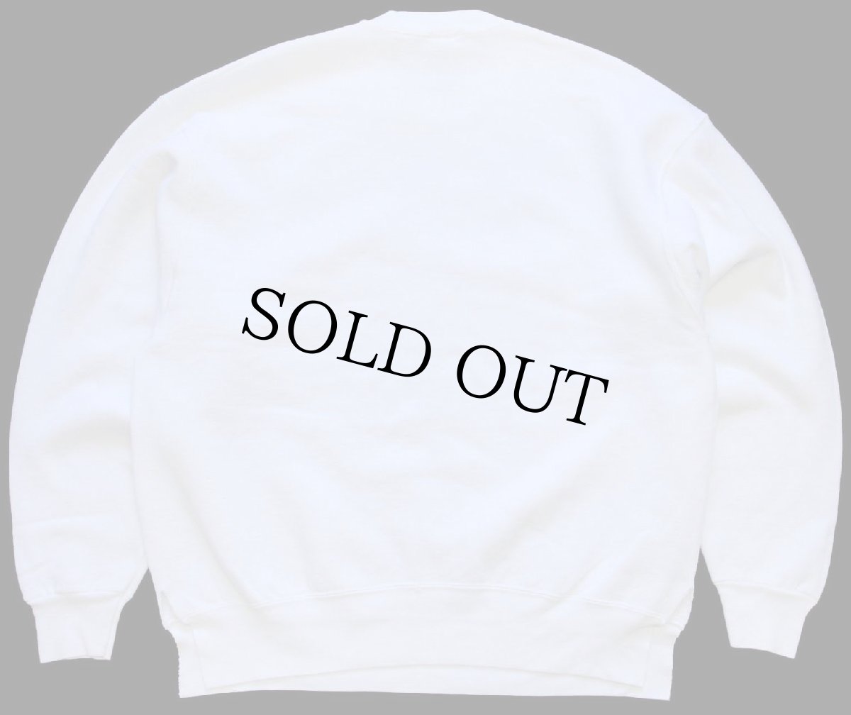 画像2: 90s USA製 BAMA スウェット 白 L (2)