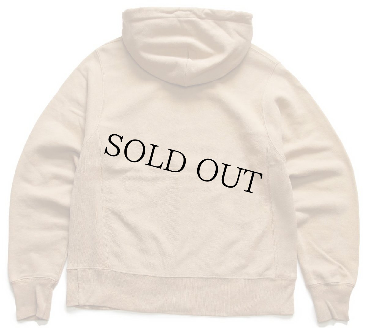 画像2: Championチャンピオン ワンポイント リバースウィーブ スウェットパーカー ライトブラウン S (2)