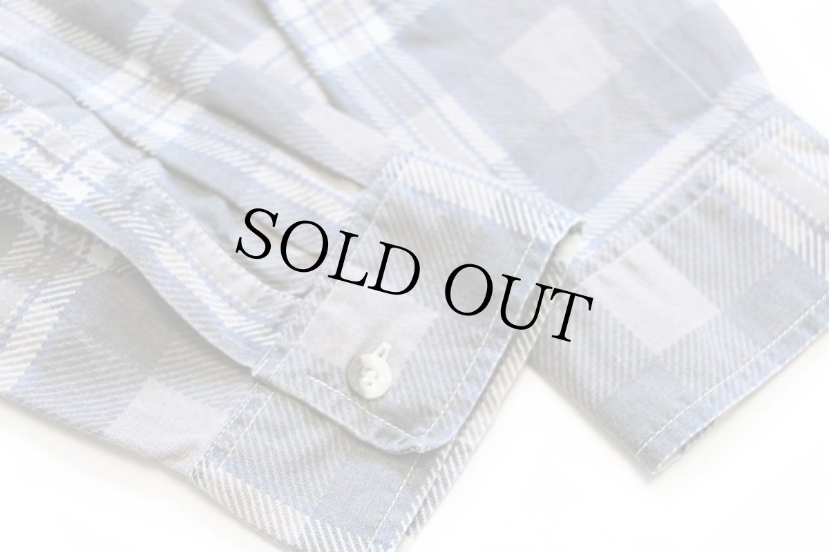 画像5: 90s Levi'sリーバイス チェック プリント コットンシャツ L★ユーロ (5)