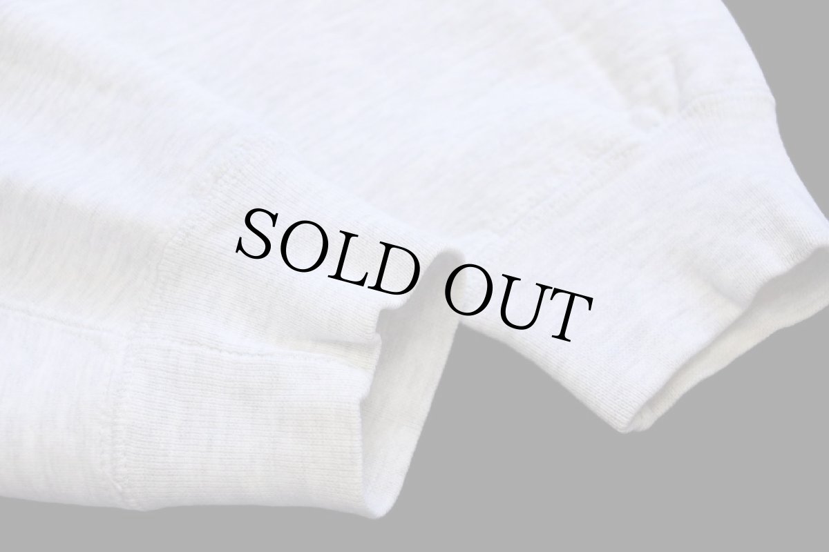 画像6: 90s USA製 RUSSELLラッセル GEORGIA TECH 前V スウェット 杢ライトグレー M (6)