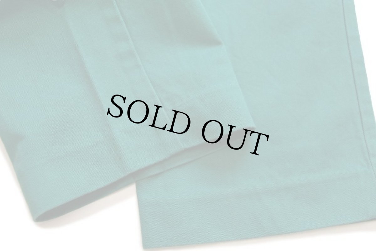 画像7: 90s ポルトガル製 ポロ ラルフローレン ANDREW PANT ツータック コットン チノパン 緑 W31 L32 (7)