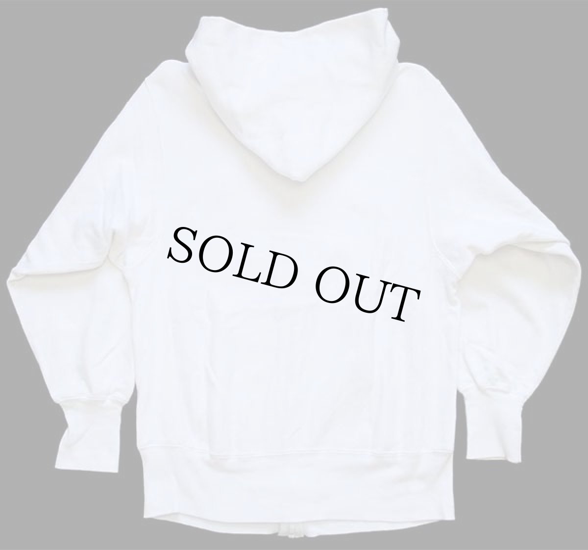 画像2: 90s USA製 Championチャンピオン ワンポイント リバースウィーブ スウェット ジップパーカー 白 M★フーディー (2)