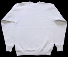 画像2: 90s USA製 Leeリー 無地 スウェット 白 M★ブランク (2)