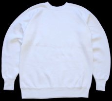 画像2: 80s USA製 Pannill 無地 スウェット 白 L★ブランク (2)